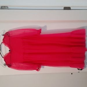 Hot Pink tent dress h&m sz large